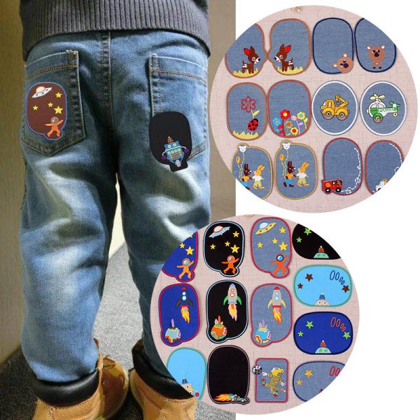 Оригинальные заплатки на одежду