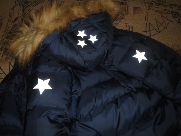 Заплатка на куртку пуховик