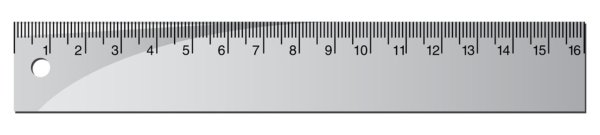 Коврик с линейкой на стол