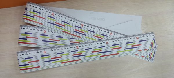 Линейка масштабная на самоклеющейся основе