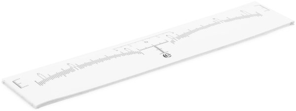 Линейка на столе