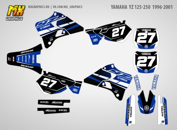 Yamaha WR 250 R Stickers