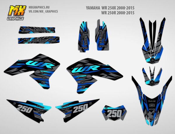 Наклейки Yamaha fz6r