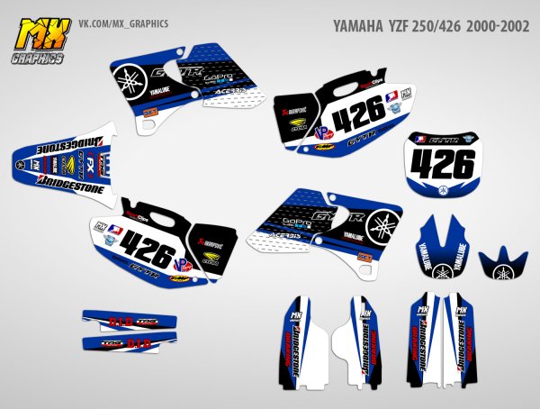 Наклейки на Yamaha YZ 85
