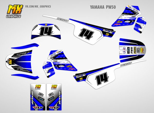 Yamaha yz250f наклейки