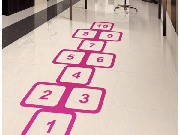 Классики наклейка на пол