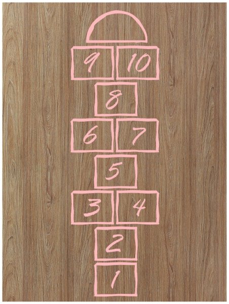 Напольные наклейки