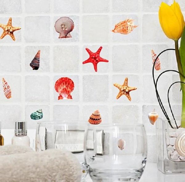 Пленка на плитку в ванной