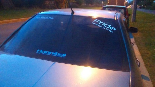 Наклейка ВАЗ 2110 Pride car Audio