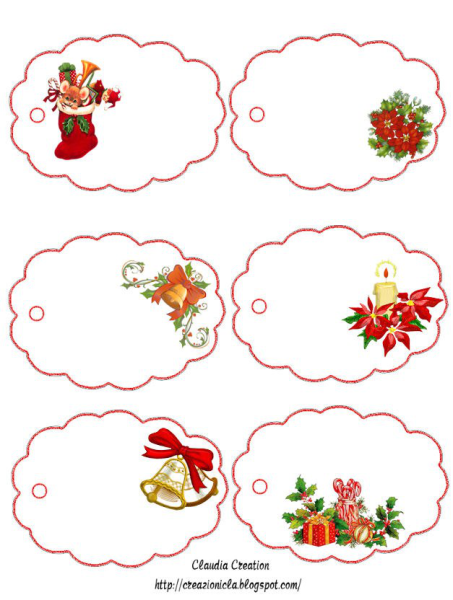 Бирки для подарков