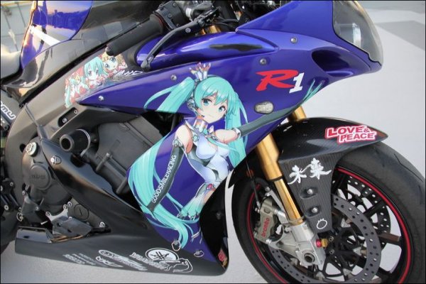 Itasha мотоцикл