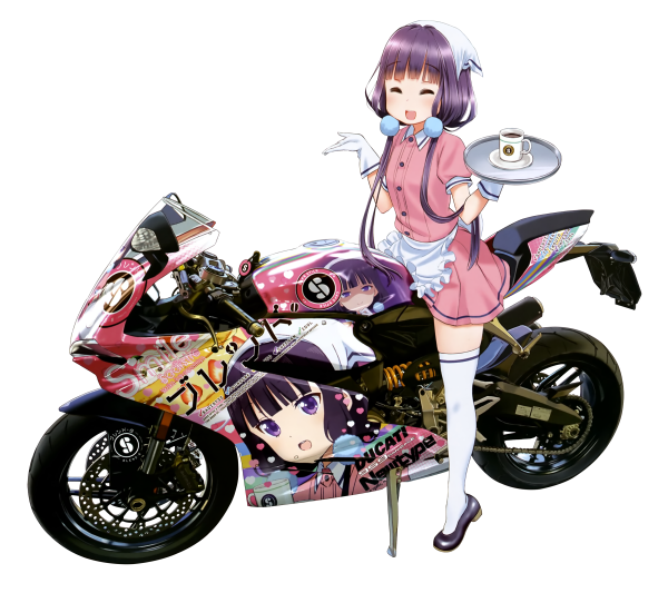 Спортивные мотоциклы аниме
