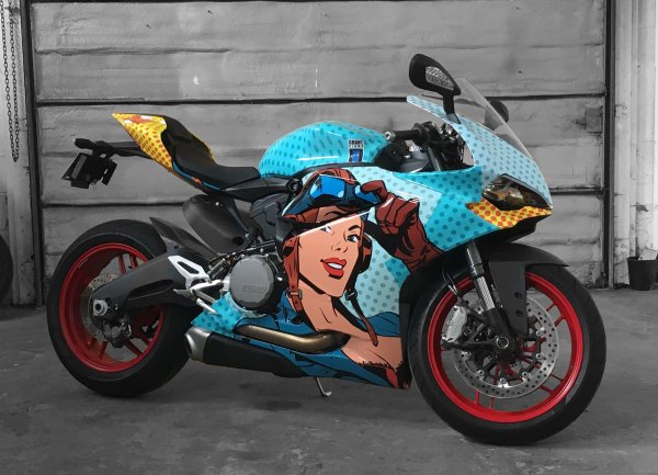 Itasha Style мотоцикл