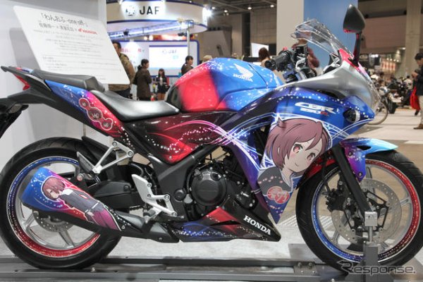 Мотоцикл в стиле аниме