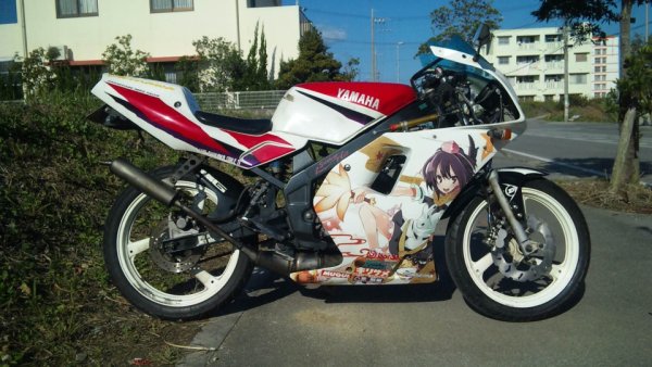 Мопед Альфа стикербомб