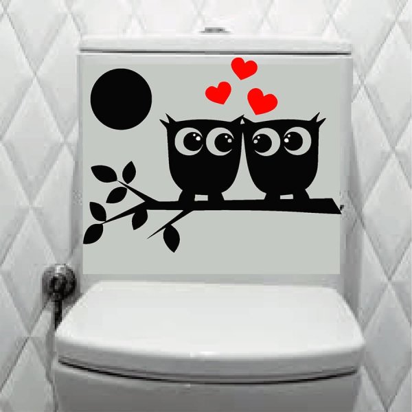 Интерьерные наклейки в ванную комнату