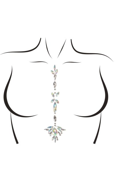 Наклейки стразы на грудь