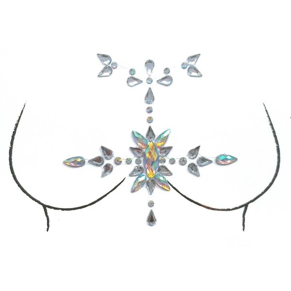 Наклейки на тело стразы