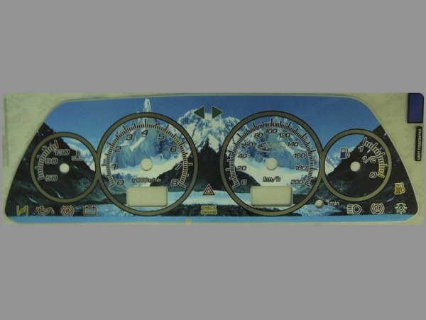 Вставка в панель приборов ВАЗ 2114