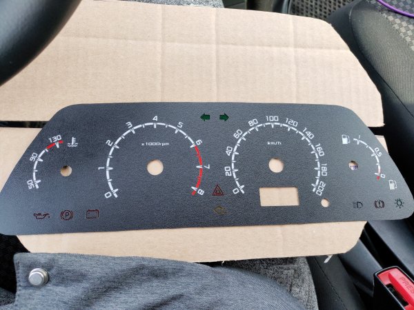 Шкалы на приборку ВАЗ 2114