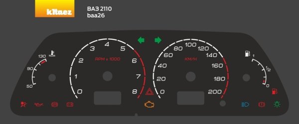 Приборная панель ВАЗ 2114 В оду