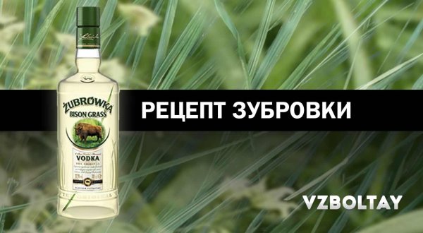 Этикетка Зубровка злато