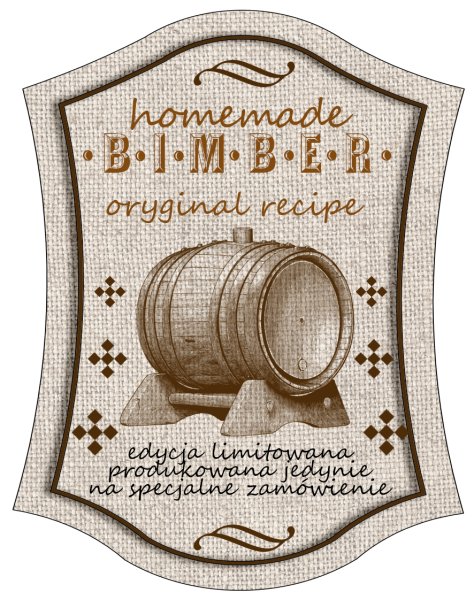 Наклейка на самогон на свадьбу