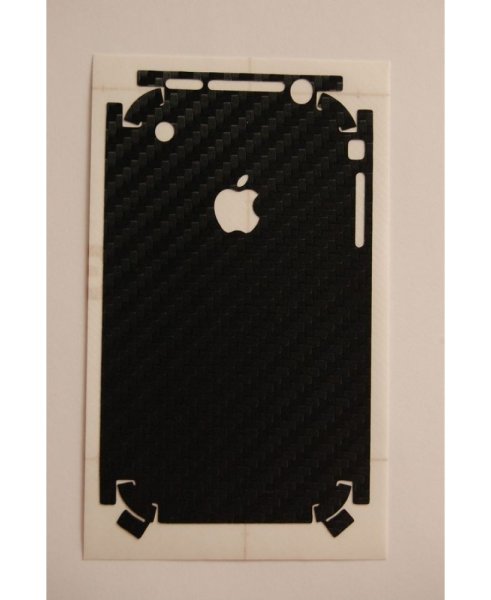 Поцарапанный черный чехол