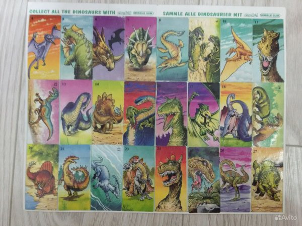 Данкин Планета динозавров жвачка