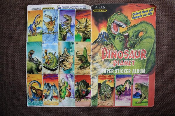 Наклейки Dinosaur Planet из 90-х