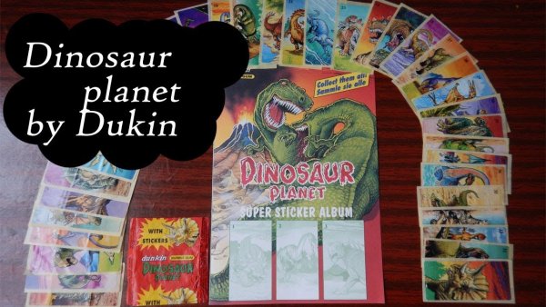 Планета динозавров жвачка 90х