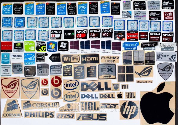 Intel Core i3 7 the Gen наклейка