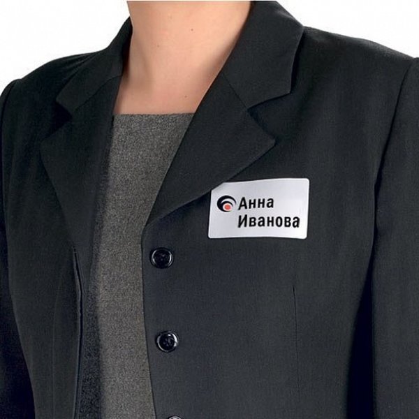 Бейджик на одежде