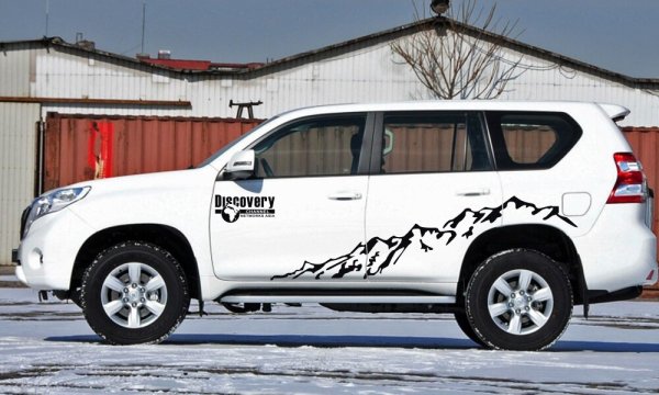 Toyota Land Cruzer Prado наклейки