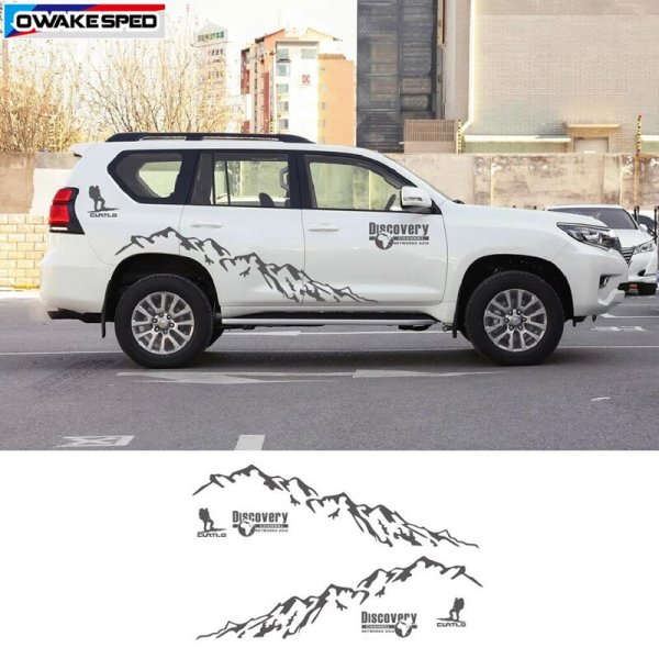 Наклейки на авто Прадо