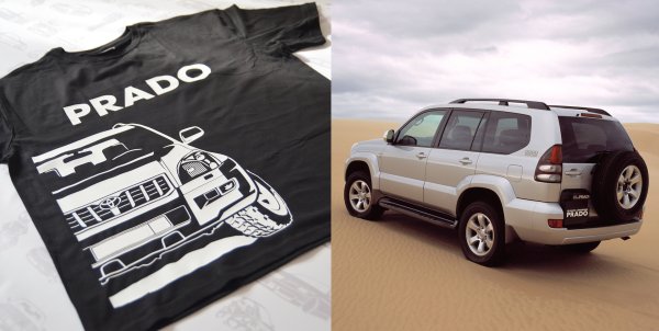 Toyota Land Cruiser наклейка