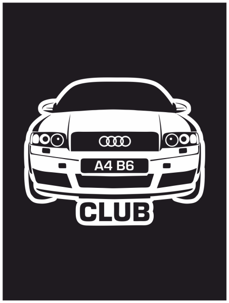 Наклейка Ауди на машину