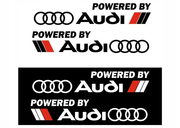 Наклейка s line на Ауди