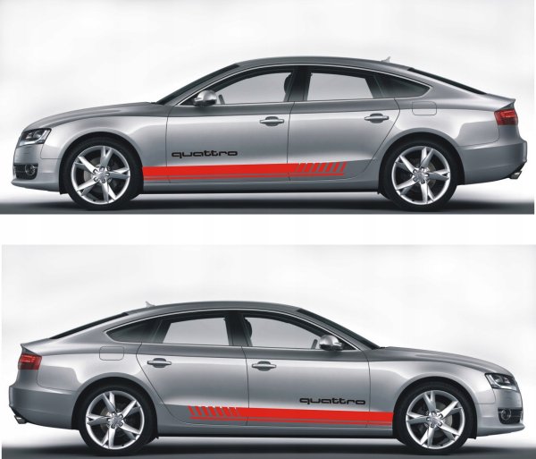 Наклейка Ауди на машину