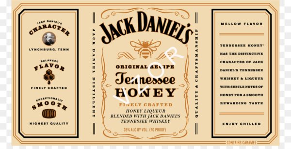 Jack Daniels Whiskey этикетка