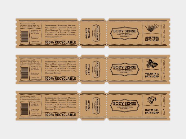 Этикетки для мыла с нуля