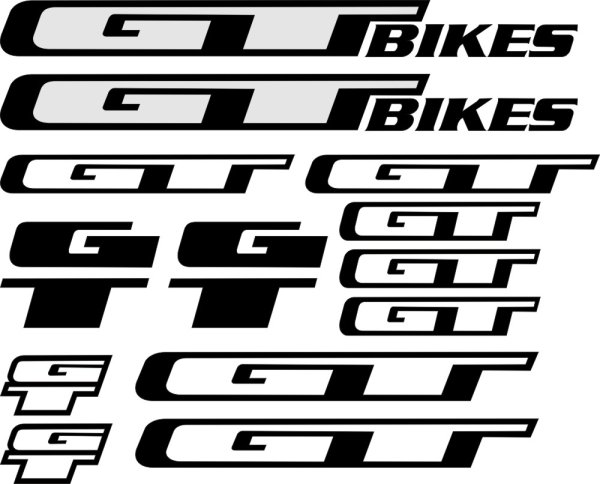 Наклейка gt Sport на велосипед