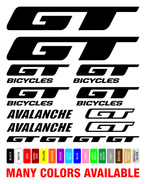 Фирменные наклейки на велосипед