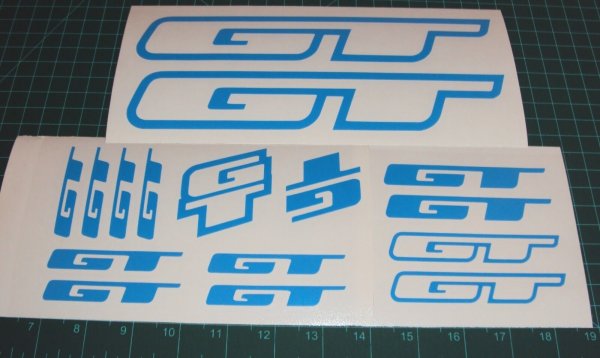 Наклейки на велосипед gt