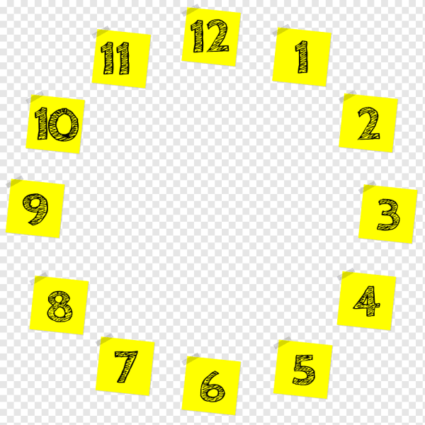 Цифры для циферблата часов