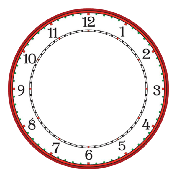 Пустой циферблат для часов