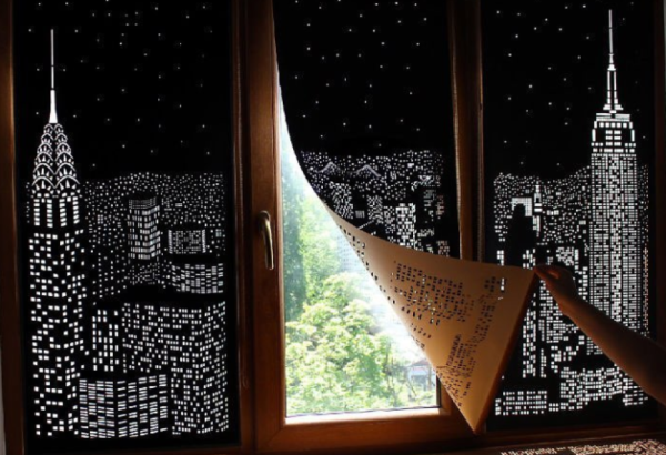 Перфорированные рулонные шторы