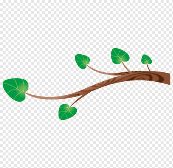 Стикер веточка дерева