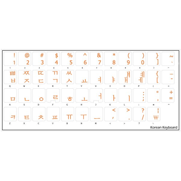 Наклейки на клавиатуру арабский