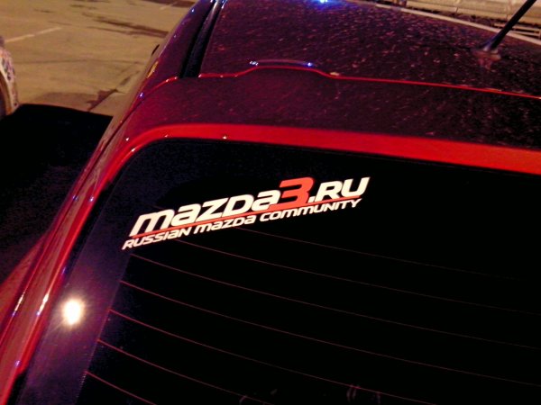 Клубные наклейки Мазда 6 gg